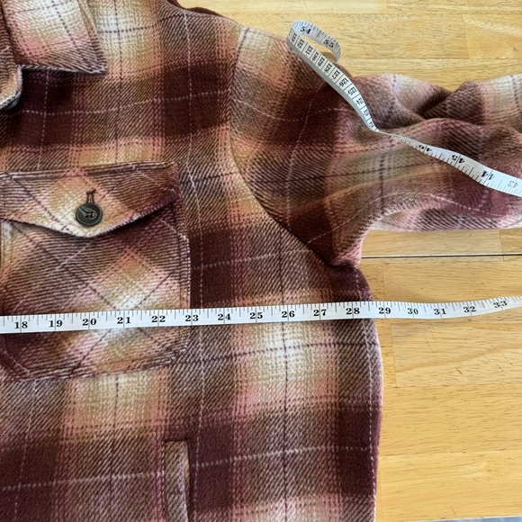 WORKSHOP Oversized Flannel Shacket Jacket Heavy Size XL/XXL - Picture 7 of 11